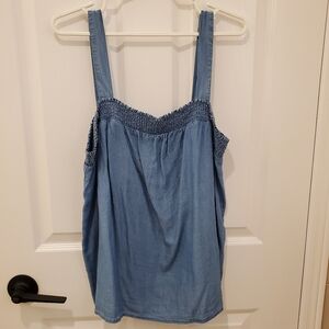 Denim tank, size L